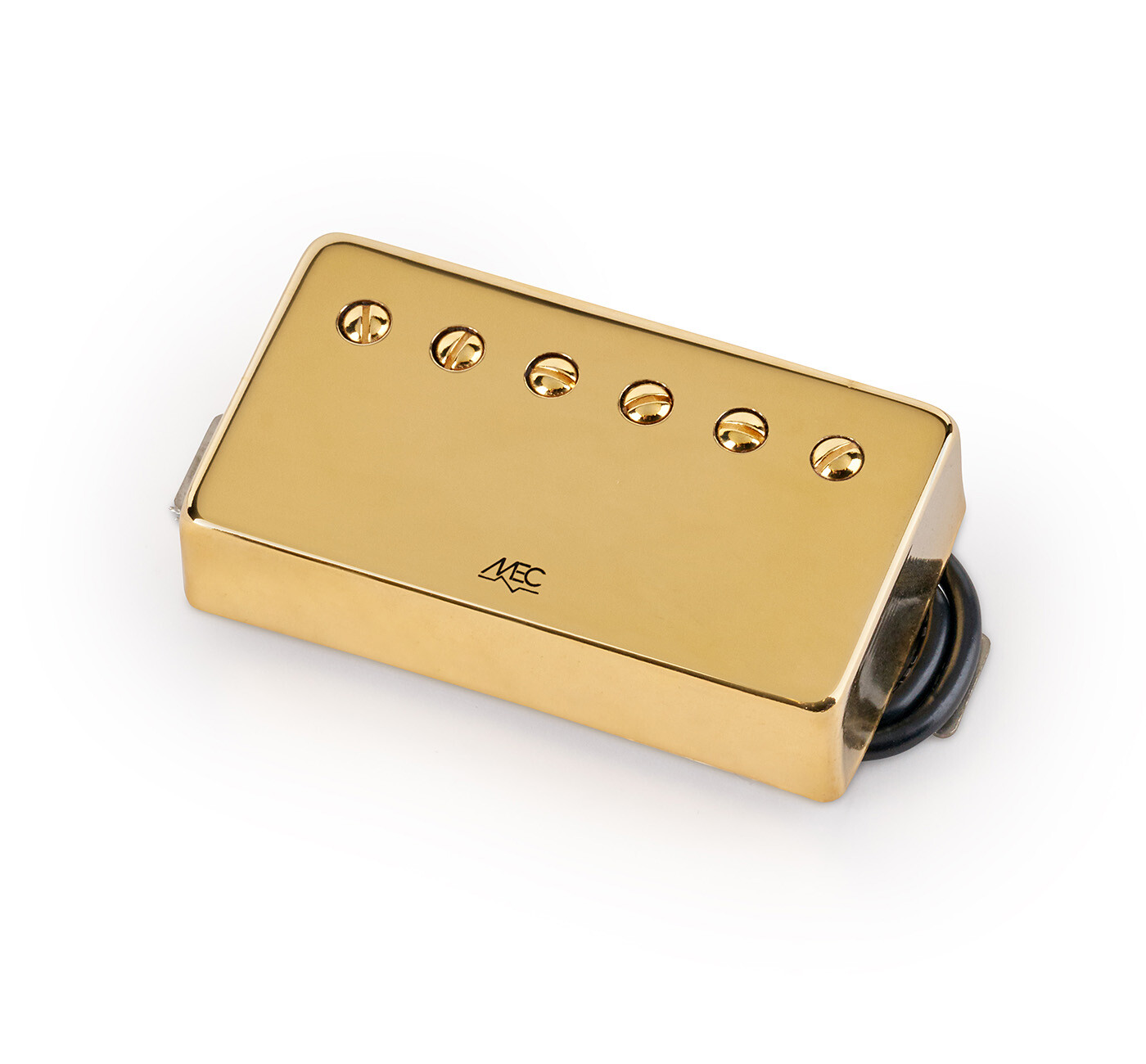 Vintage Alnico V Humbucker Guitar Pickup Neck - Gold Cover 